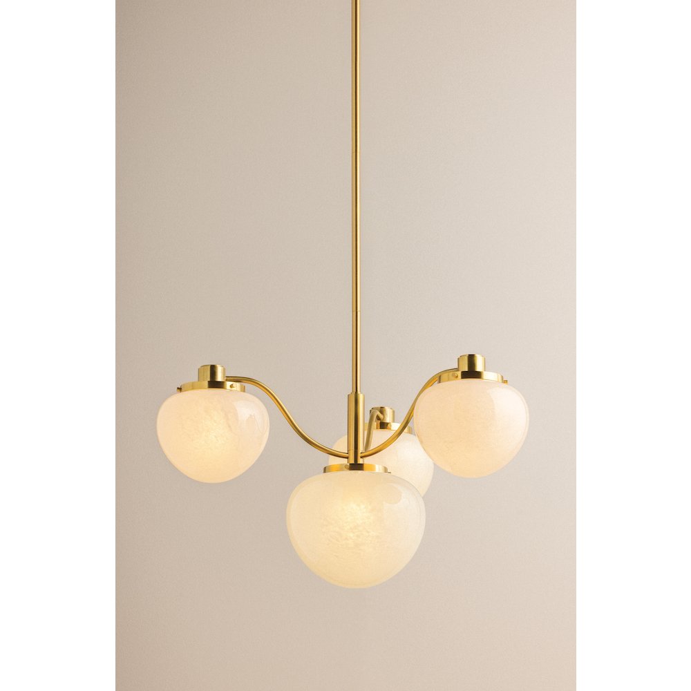 Kristen Chandelier, Aged Brass. Picture 2