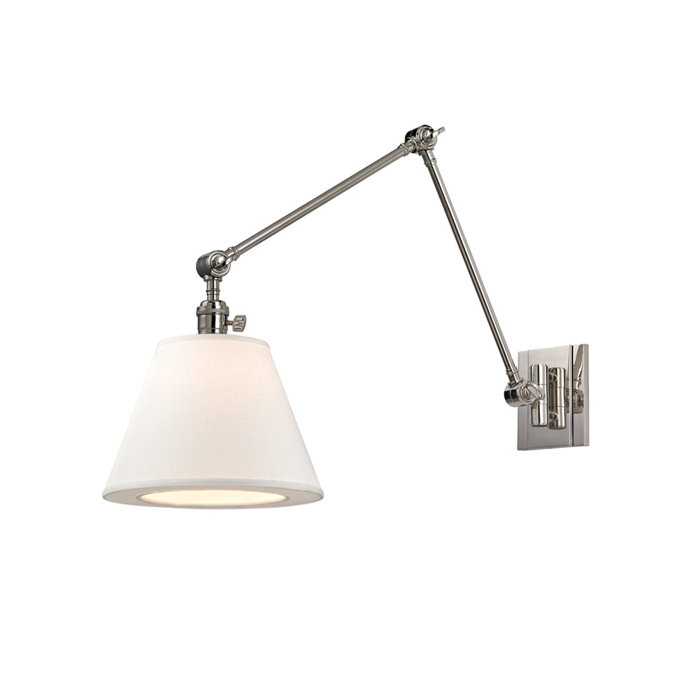 Hillsdale Wall Sconce, Polished Nickel. Picture 1
