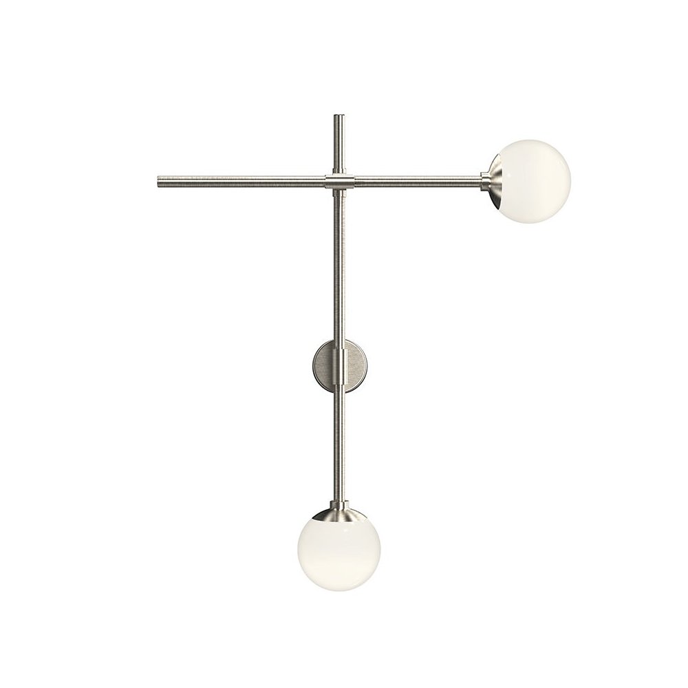 Sabon Wall Sconce, Satin Nickel. Picture 1