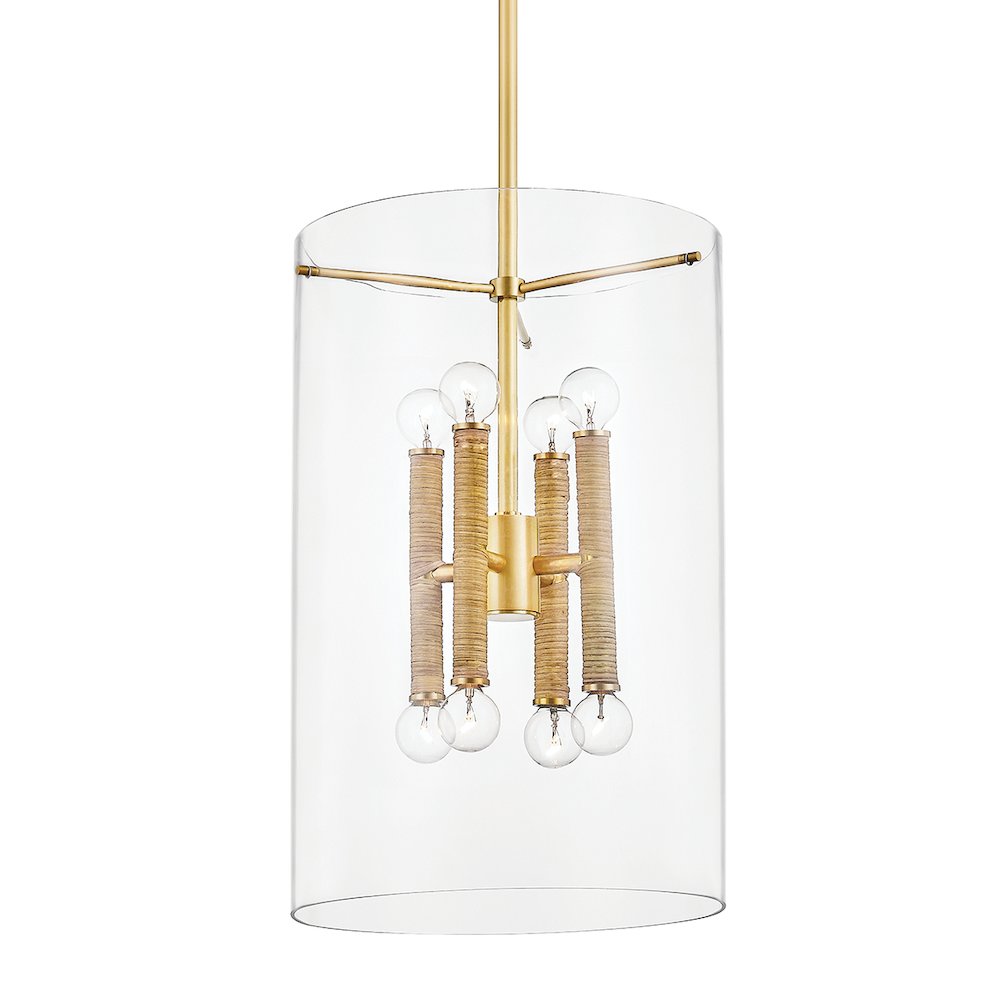 Barlow Lantern, Aged Brass. Picture 1