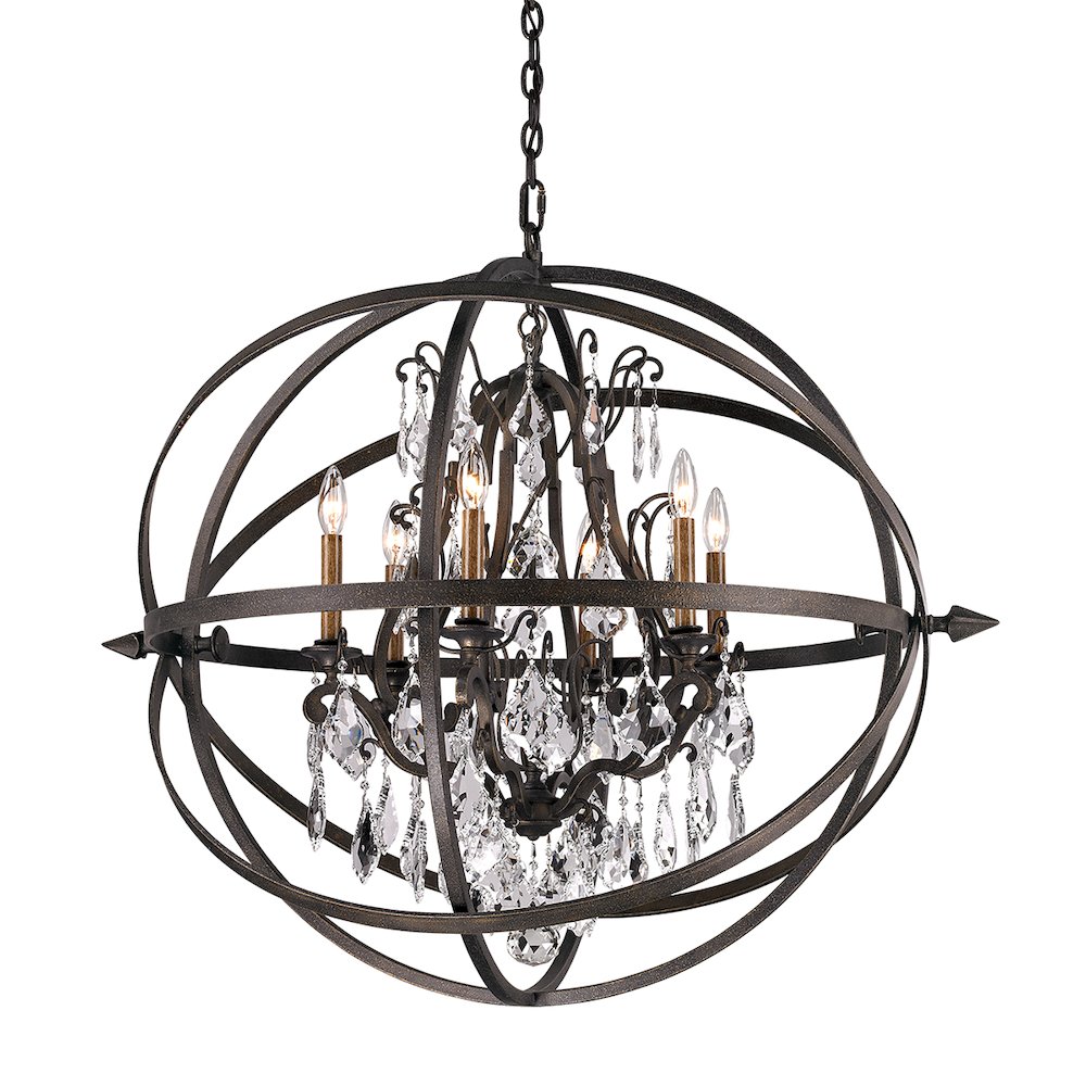 Byron Chandelier, Vintage Bronze. Picture 1