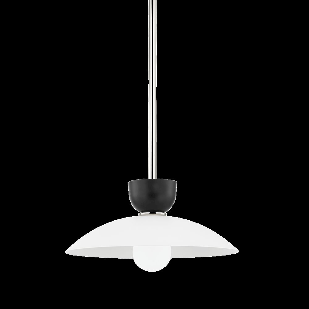 Whitley Pendant, Polished Nickel. Picture 1