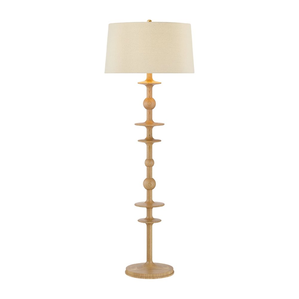 Jefferson Heights Floor Lamp, Natural, Vogue. Picture 1