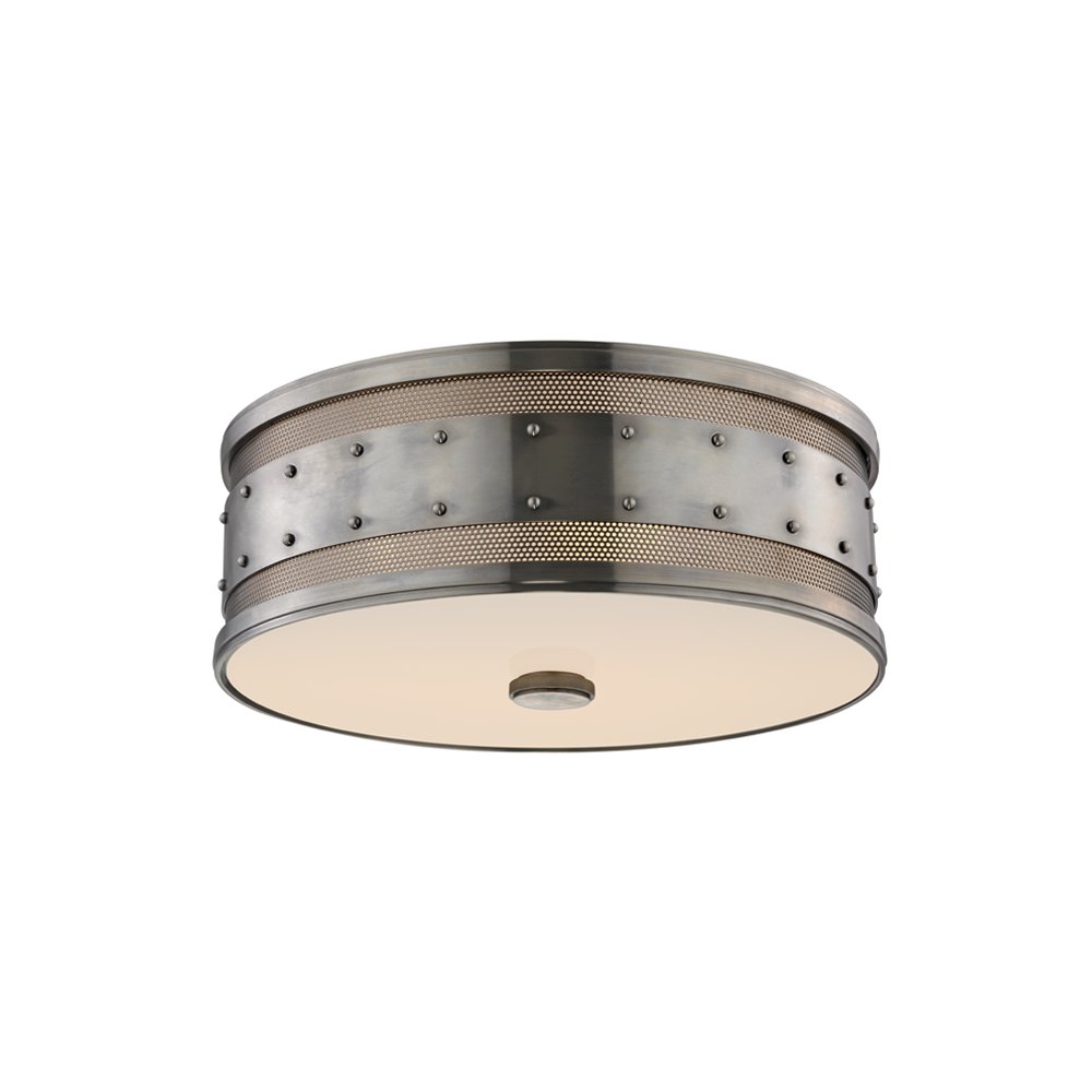 Gaines Flush Mount, Historic Nickel. Picture 1