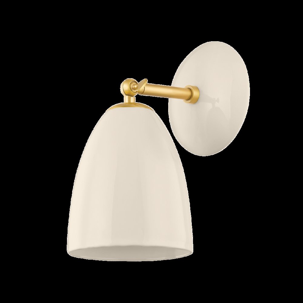 Kirsten Wall Sconce, Aged Brass. Picture 1