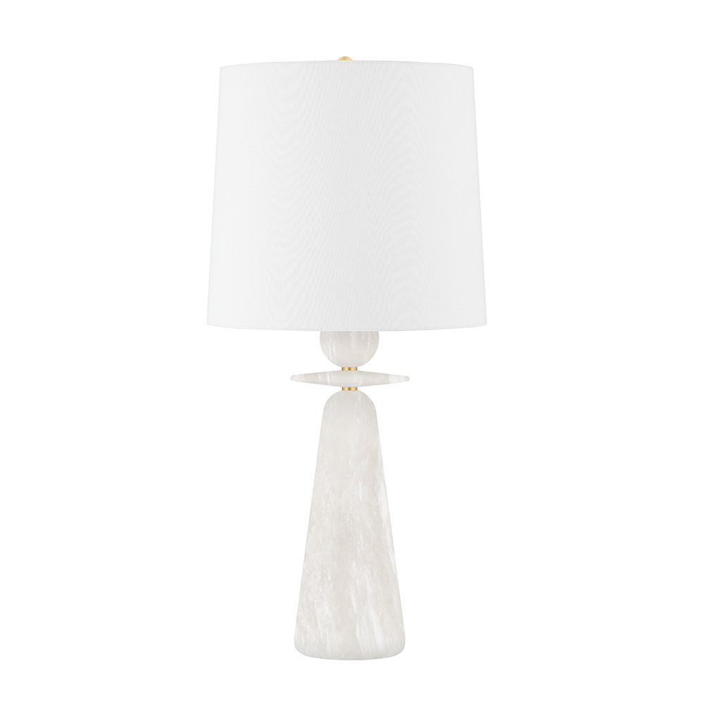 Montgomery Table Lamp, Aged Brass. Picture 1