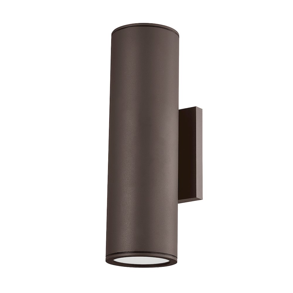 Perry Exterior Wall Sconce, Textured Bronze. Picture 1