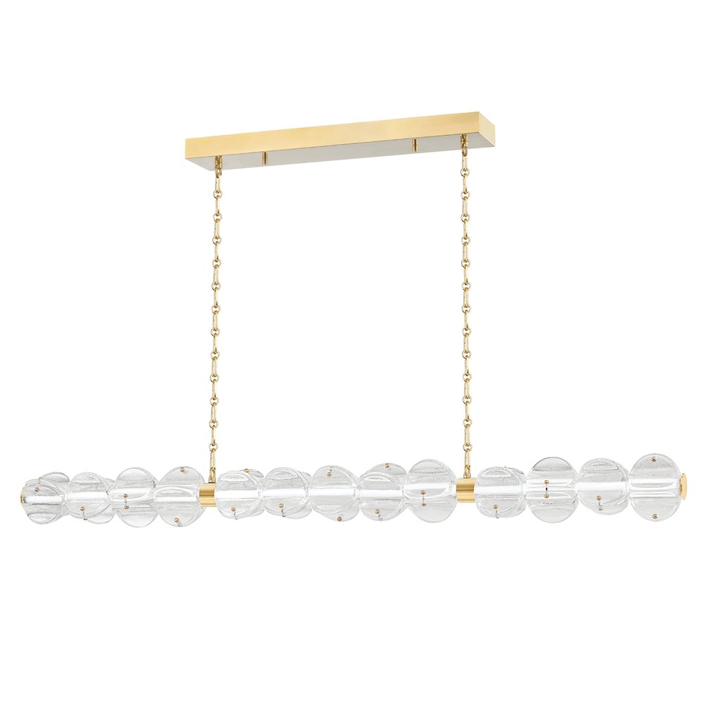 Lindley Linear, Aged Brass. Picture 1