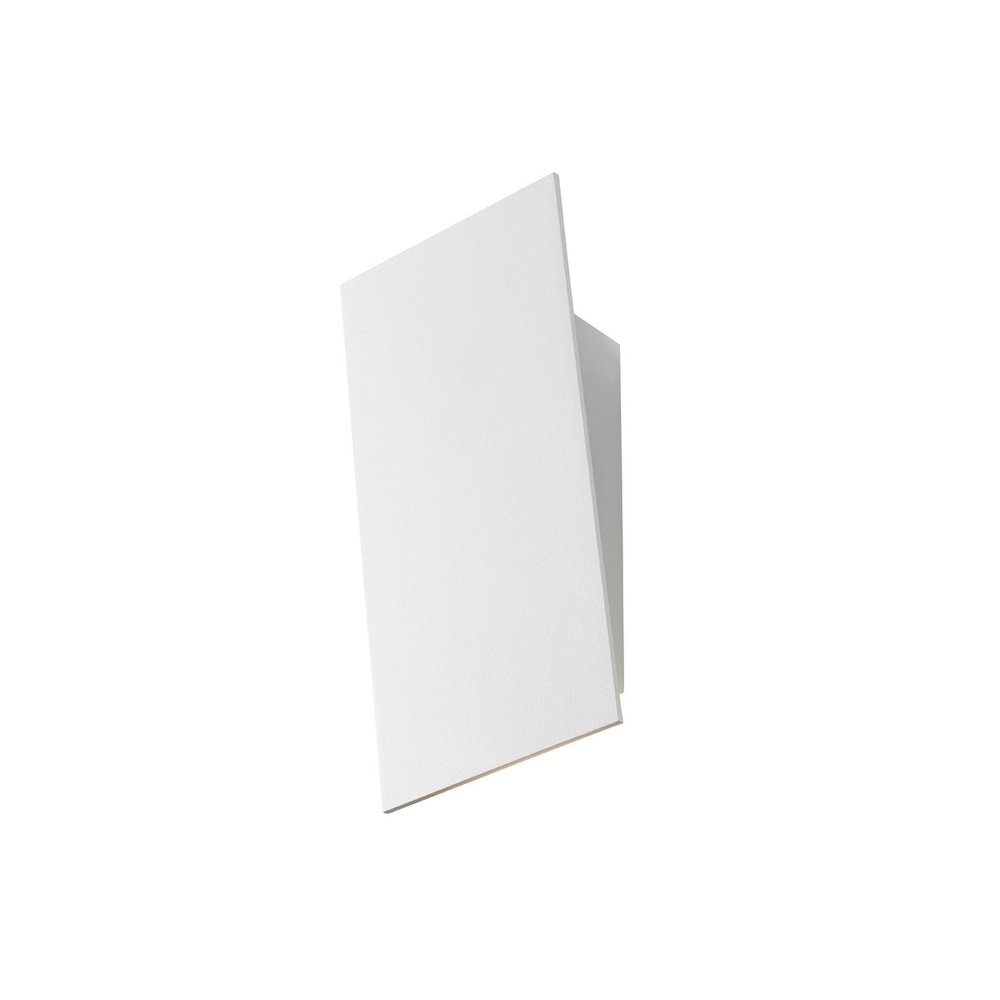Angled Plane Wall Sconce, Texture White. Picture 1