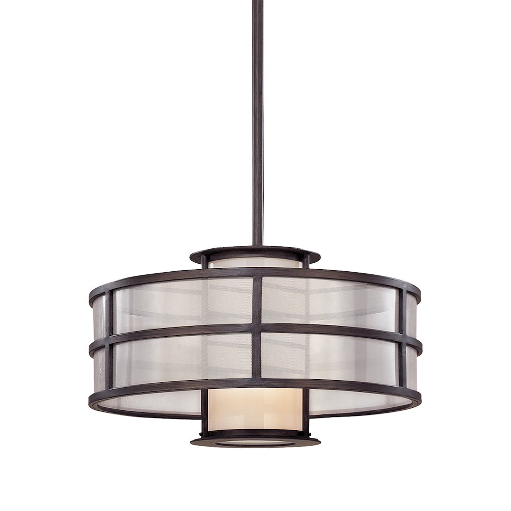 Discus Chandelier, Graphite. Picture 1