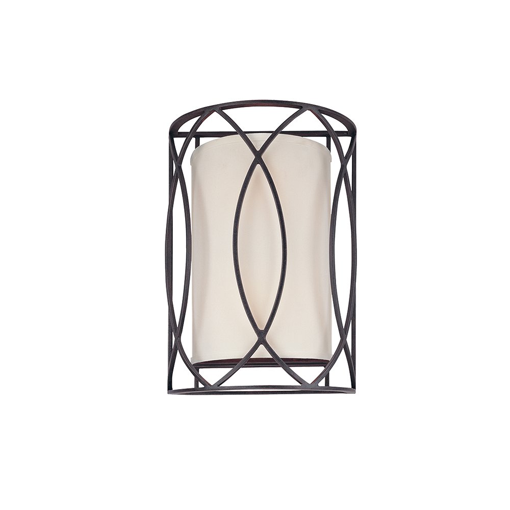 Sausalito Wall Sconce, Textured Iron. Picture 1