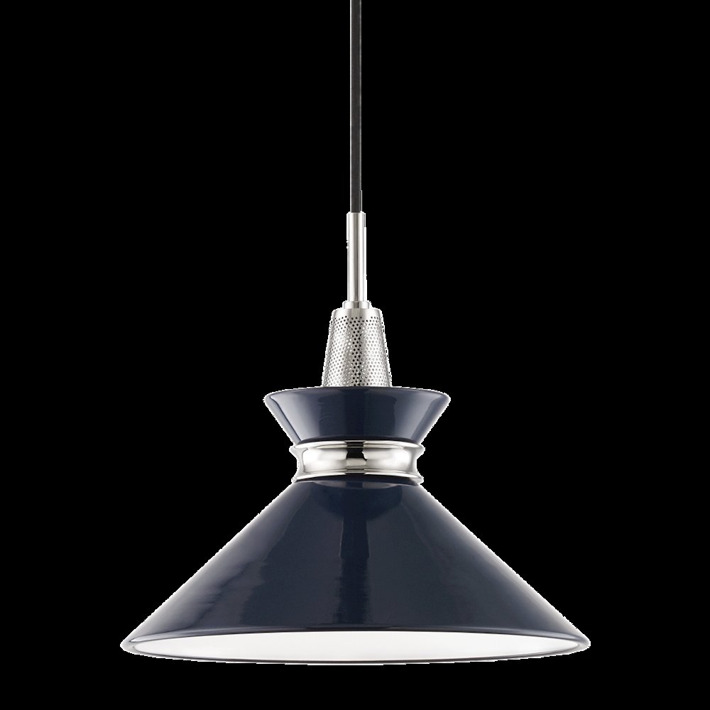 Kiki Pendant, Polished Nickel. Picture 1