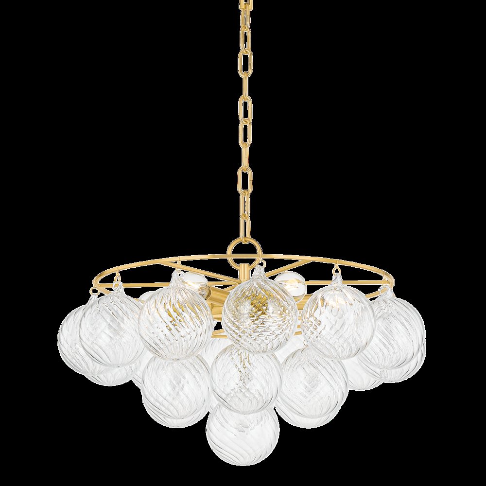 Mimi Chandelier, Aged Brass. Picture 1