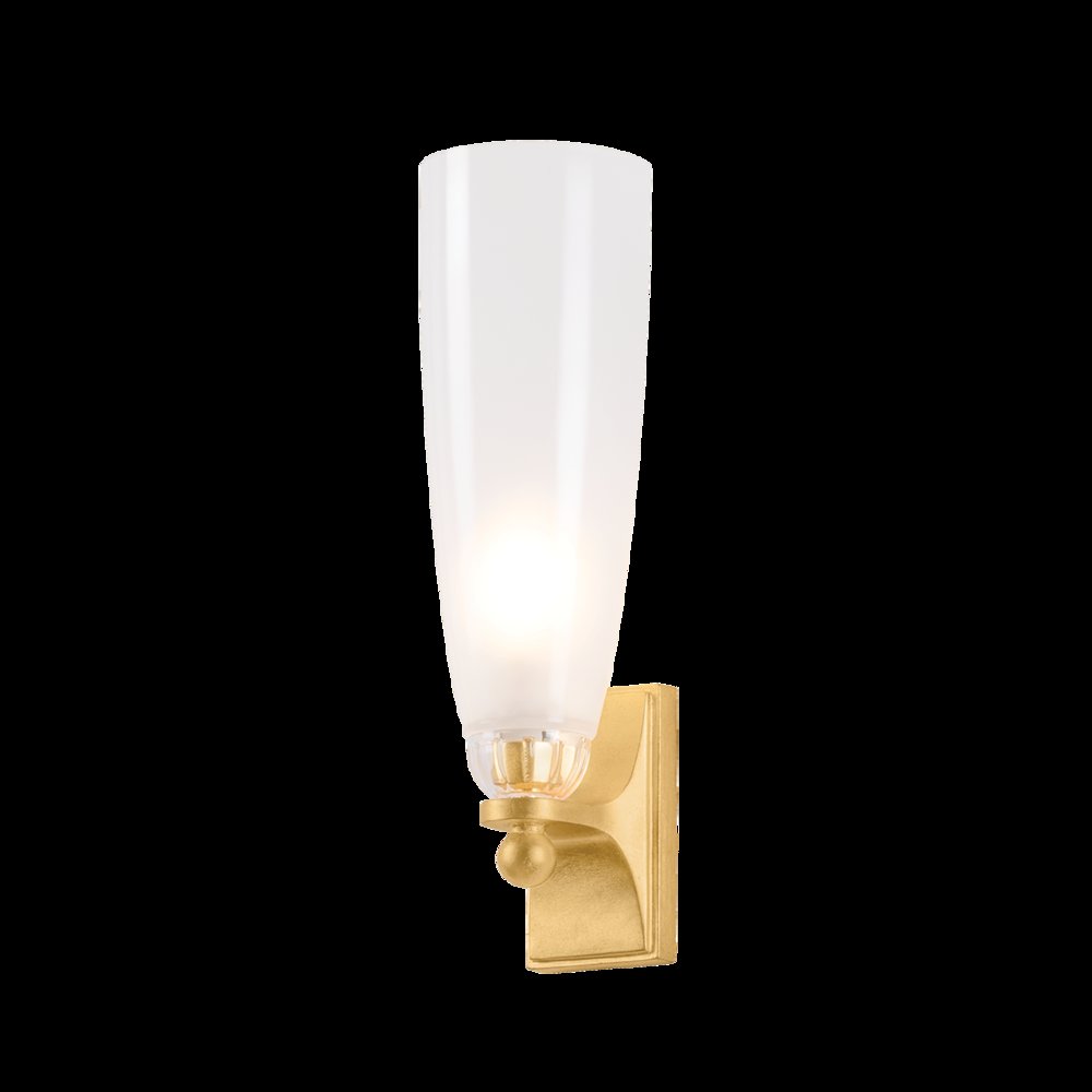 Ravenswood Wall Sconce, Vintage Gold Leaf. Picture 1