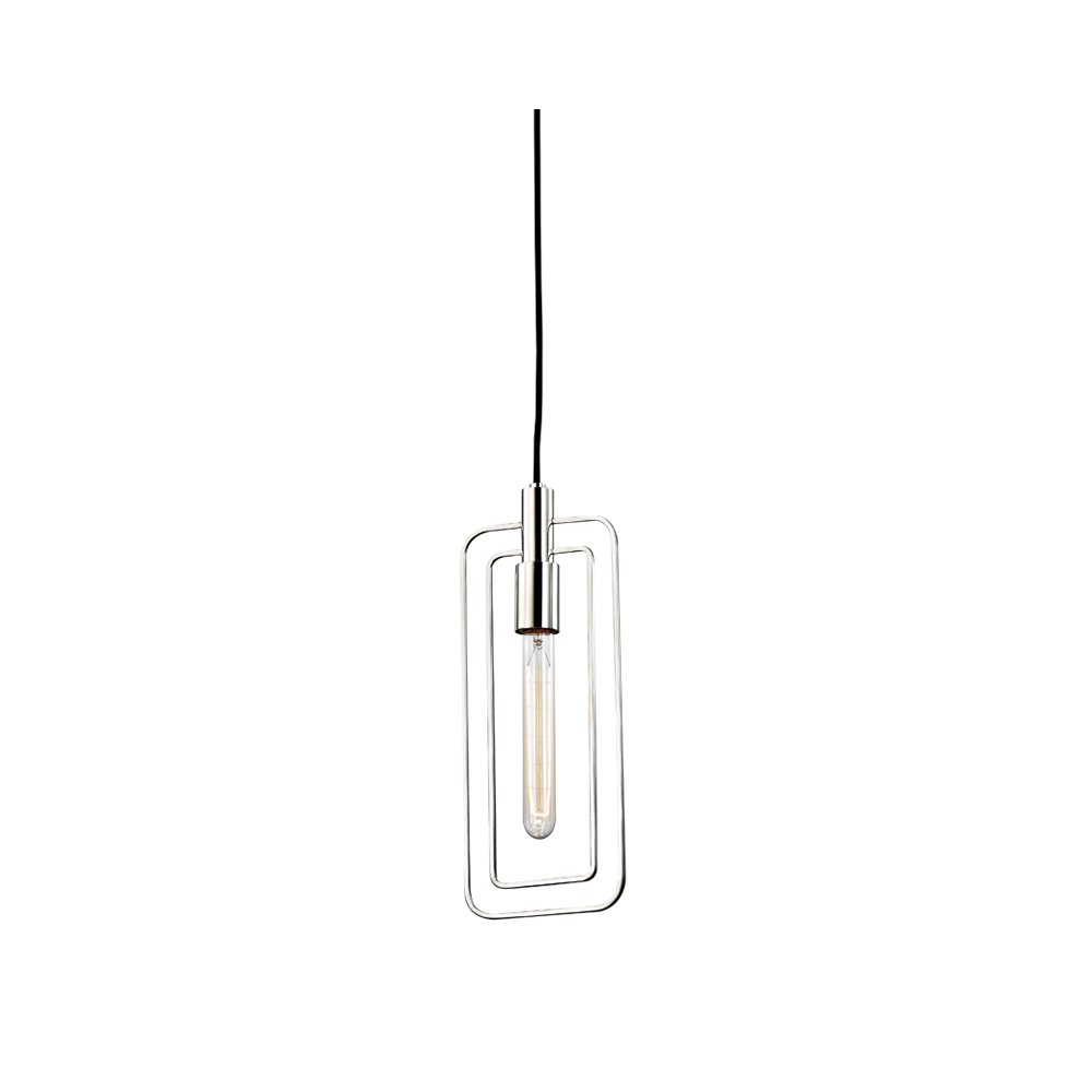 Masonville Pendant, Polished Nickel. Picture 1
