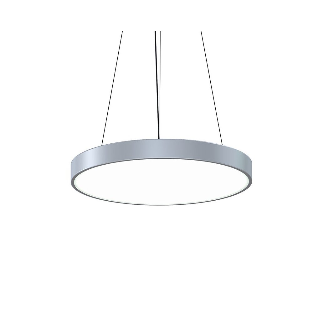 Pi Pendant, Bright Satin Aluminum. Picture 1