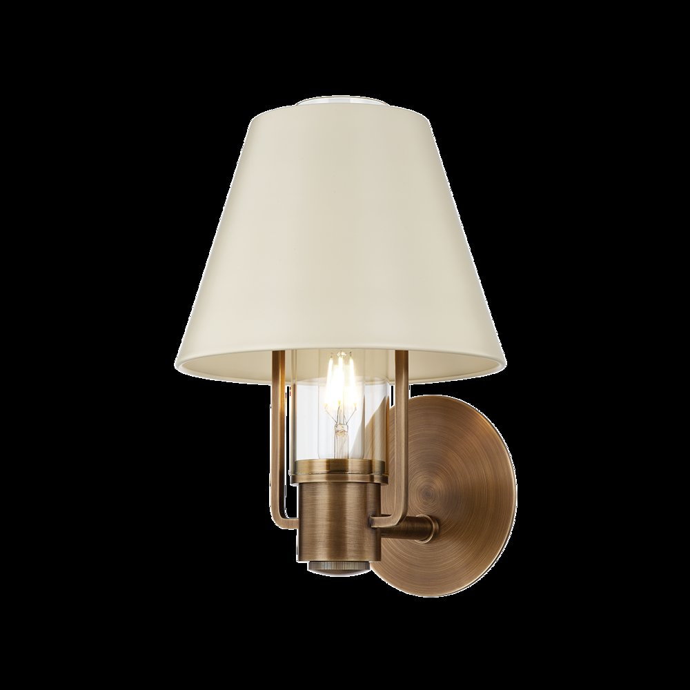 Kindle Wall Sconce, Patina Brass. Picture 1