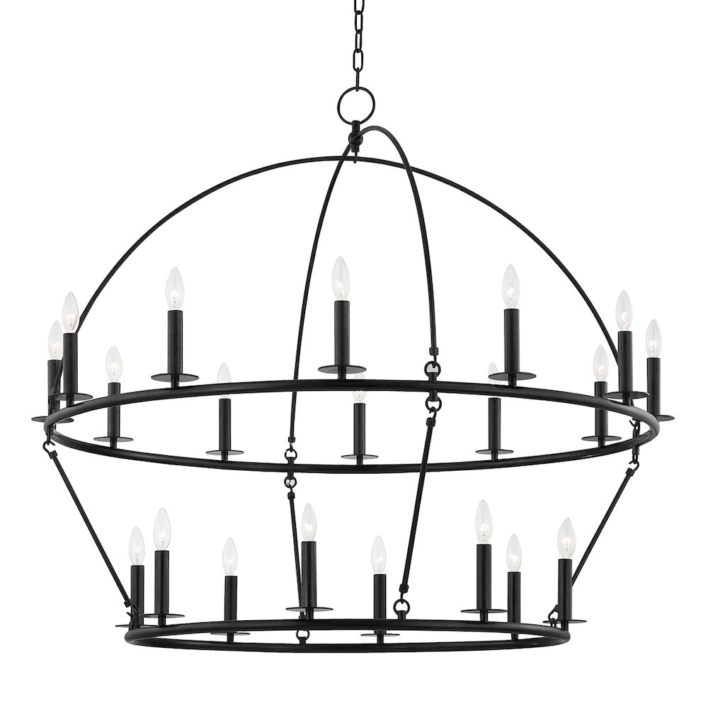 Howell Chandelier, Aged Iron. Picture 1