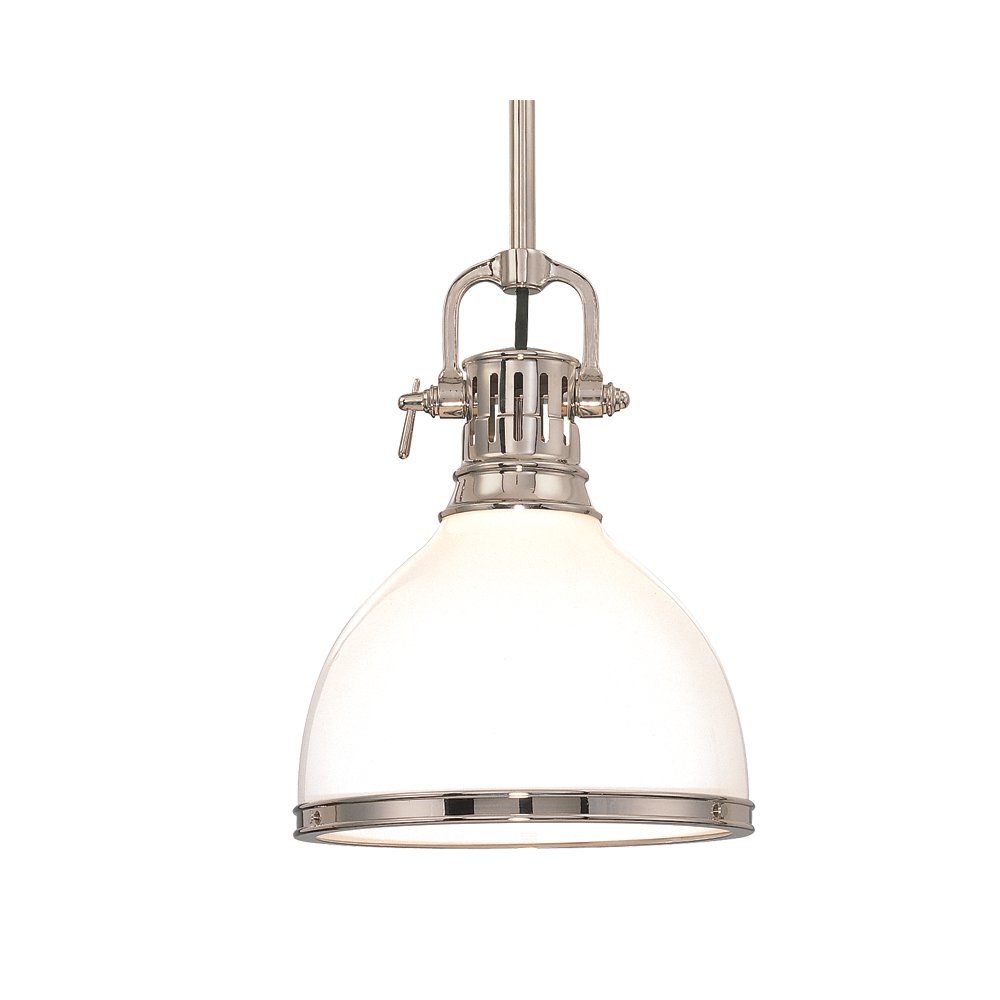 Randolph Pendant, Polished Nickel. Picture 1