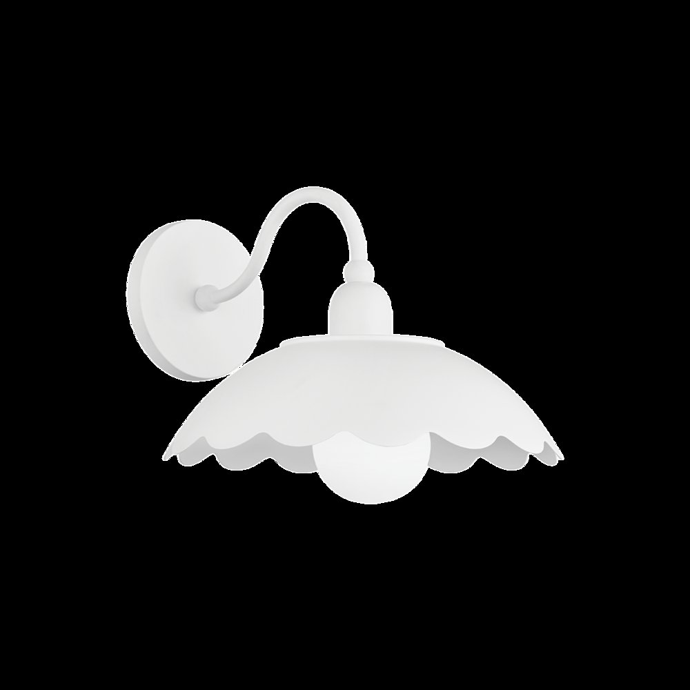 Yael Wall Sconce, Texture White. Picture 1