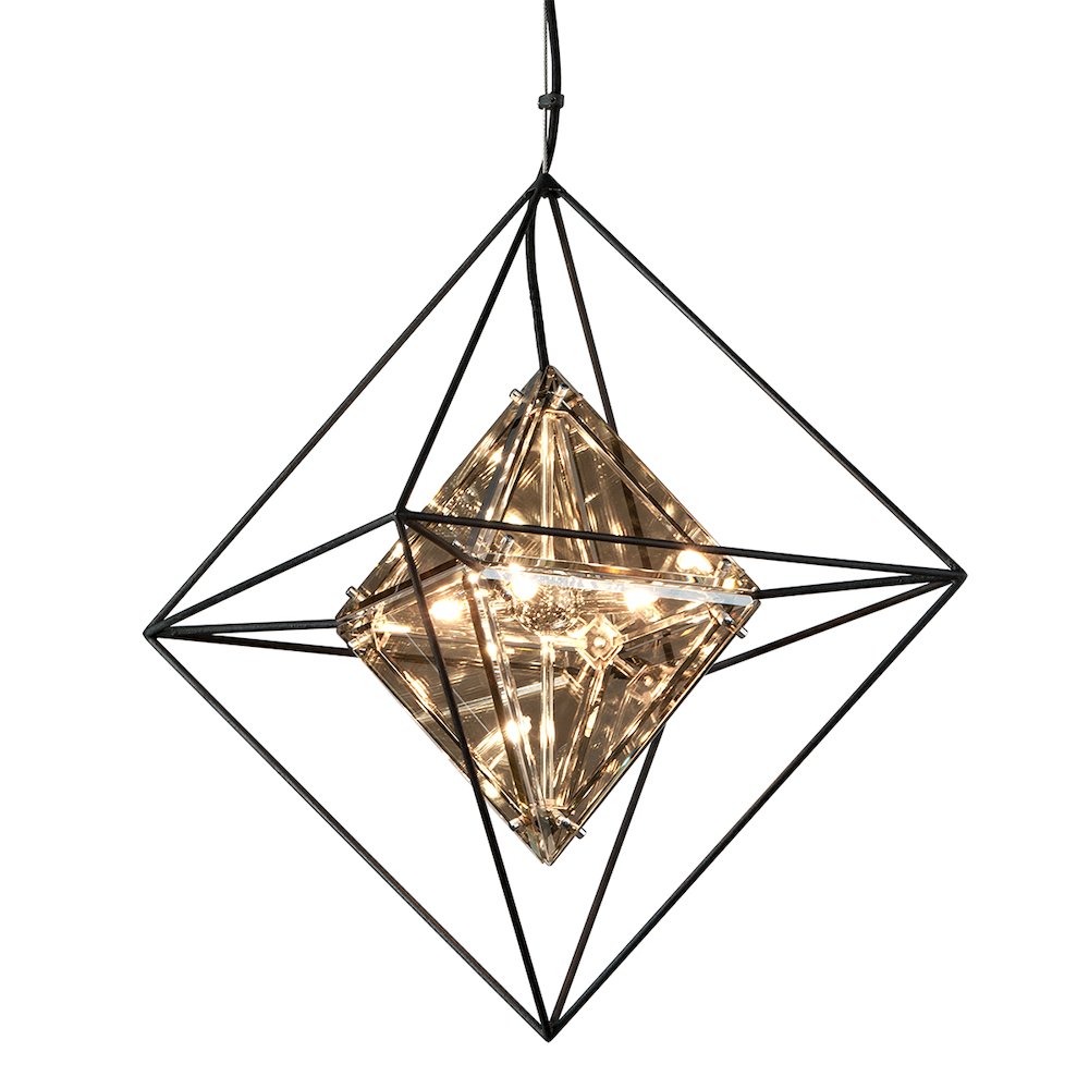 Epic Chandelier, Textured Iron. Picture 1