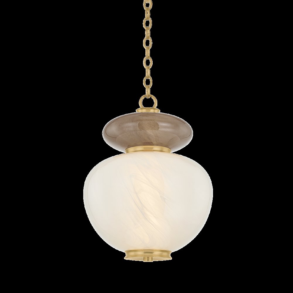 Syros Pendant, Vintage Brass. Picture 1