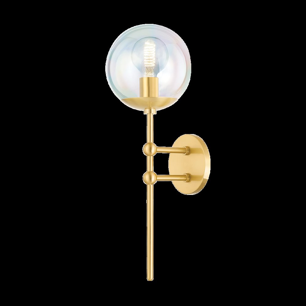 Ophelia Wall Sconce, Aged Brass. Picture 1