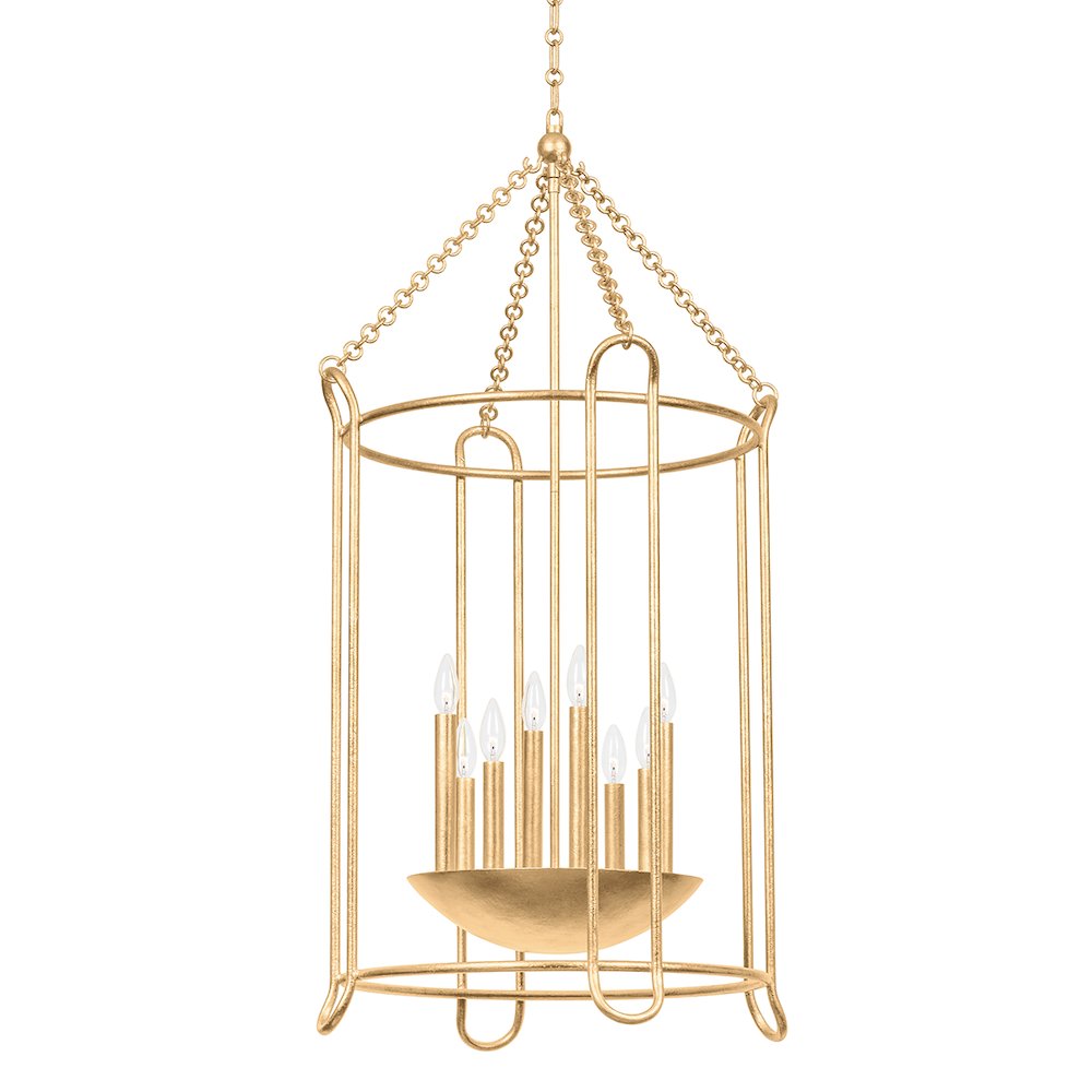 Lassen Lantern, Vintage Gold Leaf. Picture 1