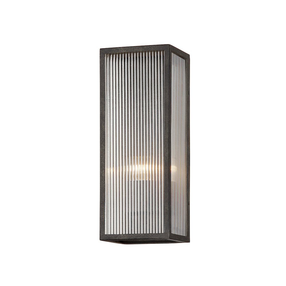 Tisoni Exterior Wall Sconce, French Iron. Picture 1