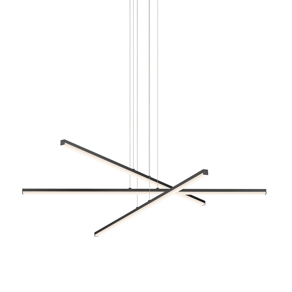 Stix Pendant, Satin Black. Picture 1