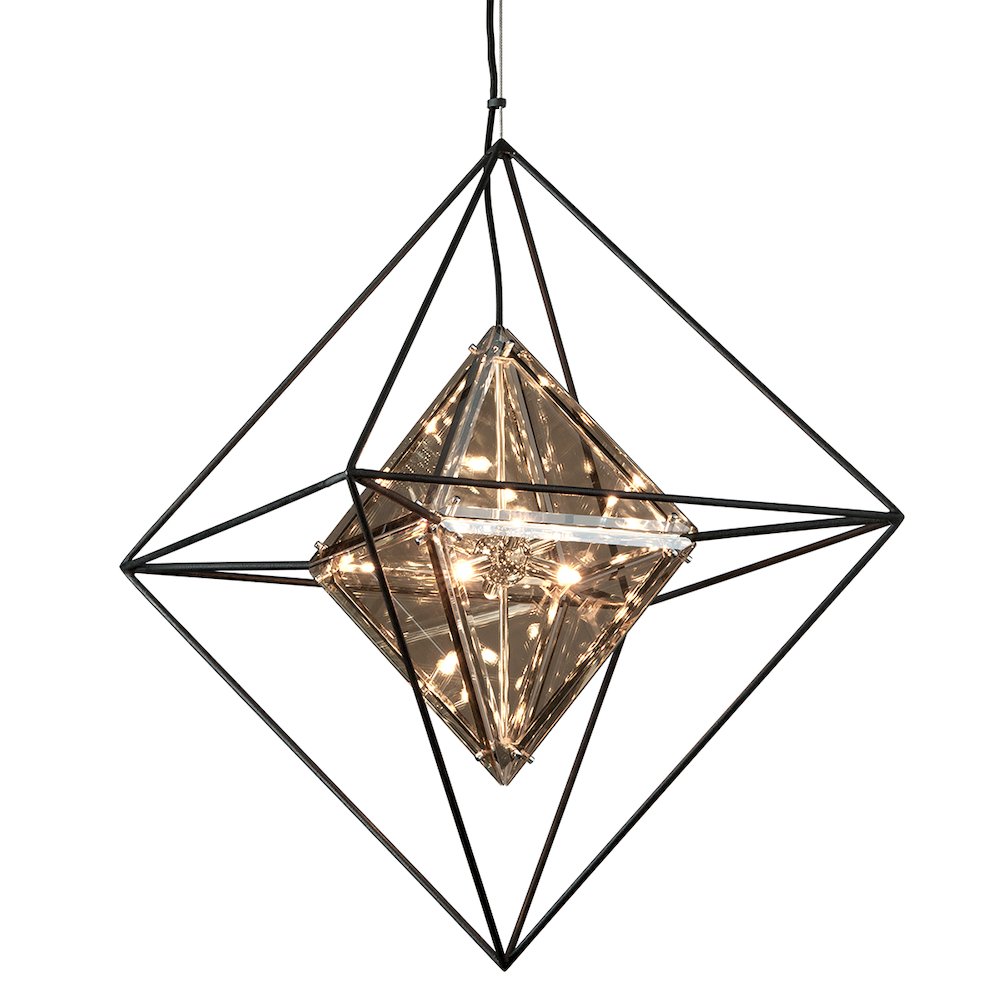Epic Chandelier, Textured Iron. Picture 1