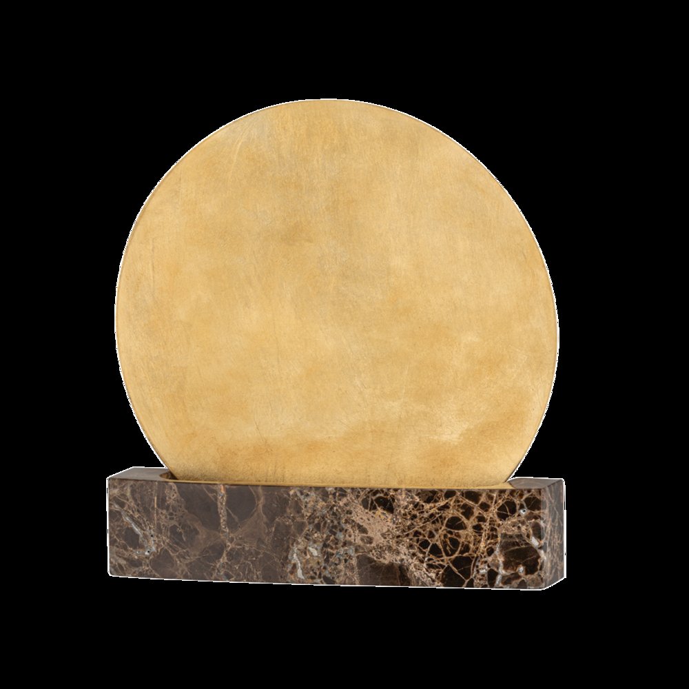 Rune Wall Sconce, Vintage Gold Leaf. Picture 1