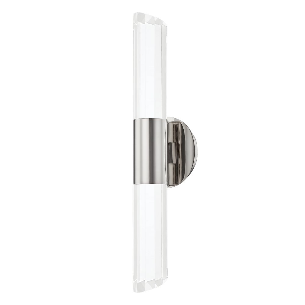 Rowe Wall Sconce, Polished Nickel. Picture 1
