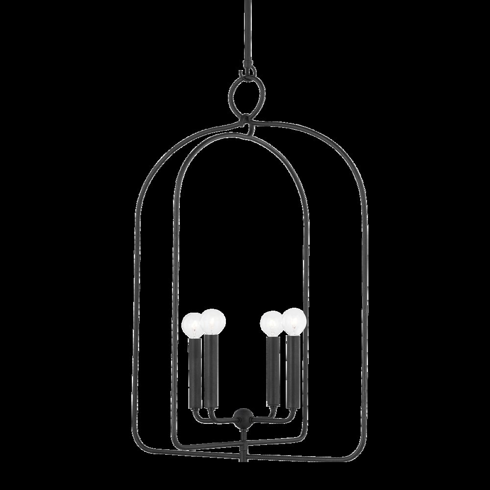 Mallory Pendant, Aged Iron. Picture 1
