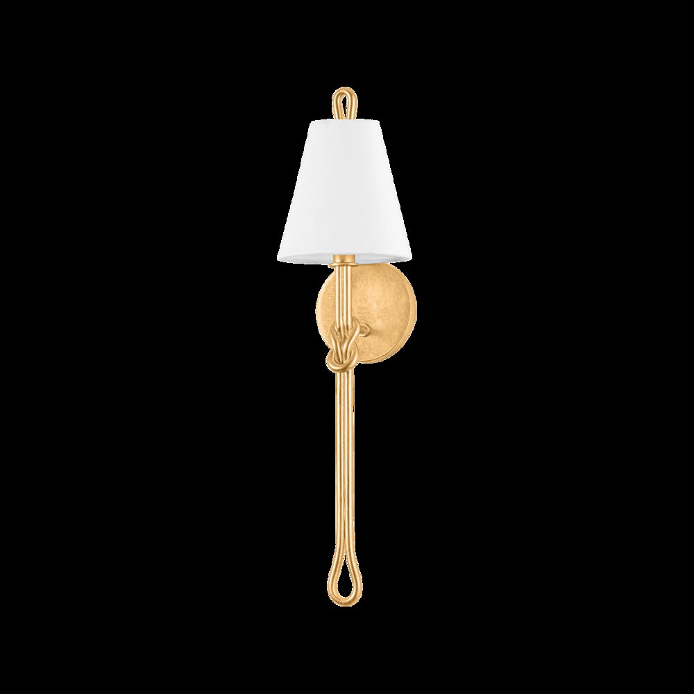 Alburgh Wall Sconce, Vintage Gold Leaf. Picture 1