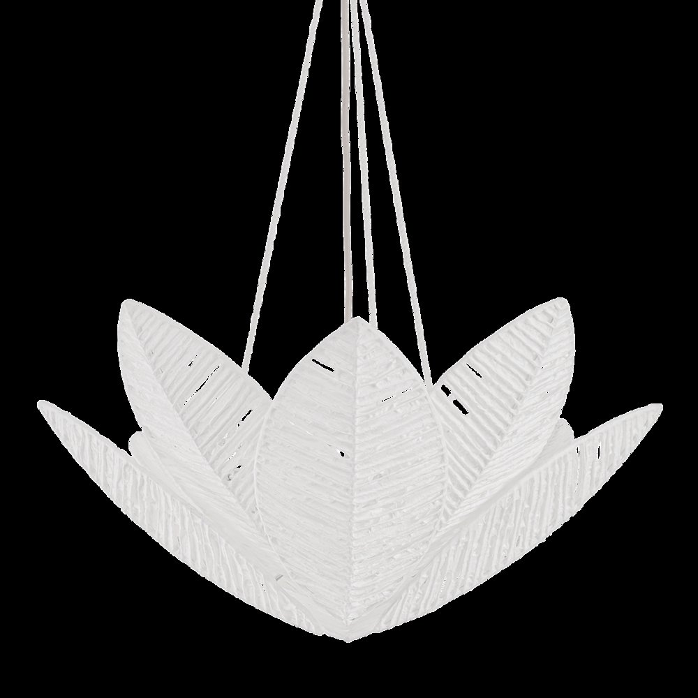 Azores Chandelier, Warm Silver Leaf. Picture 1