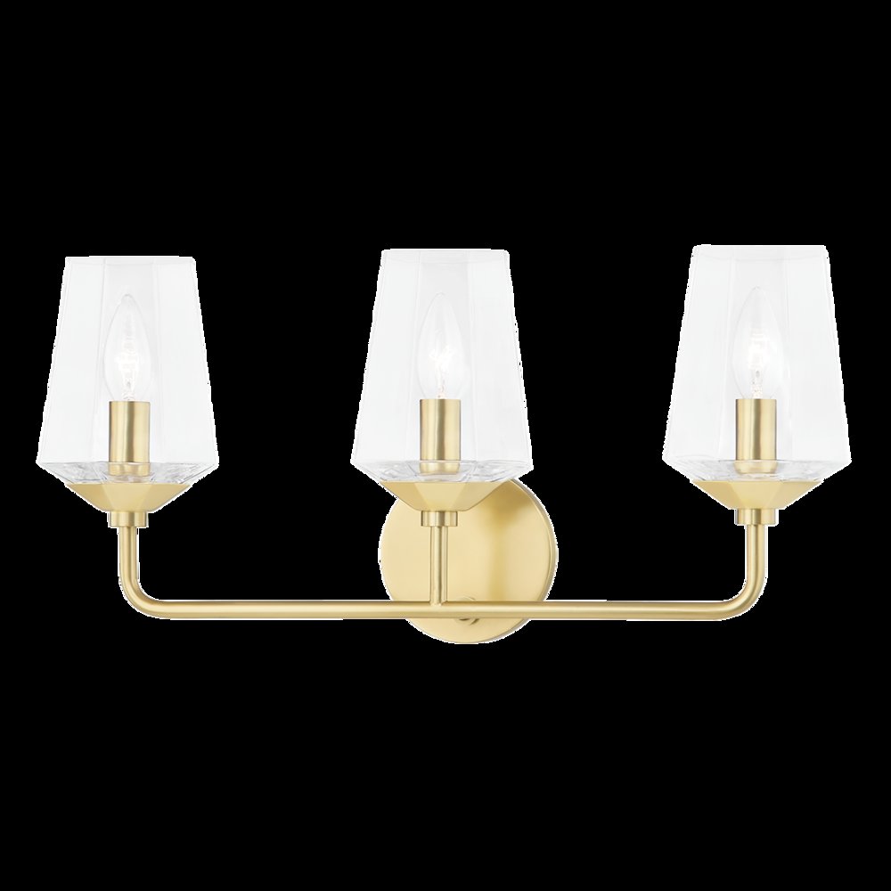 Kayla Bath And Vanity, Aged Brass. Picture 1