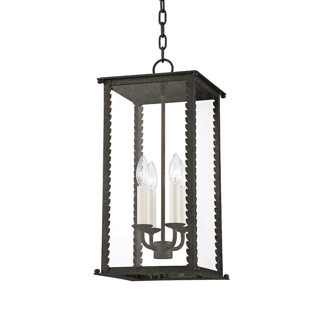 Zuma Exterior Pendant, French Iron. Picture 1