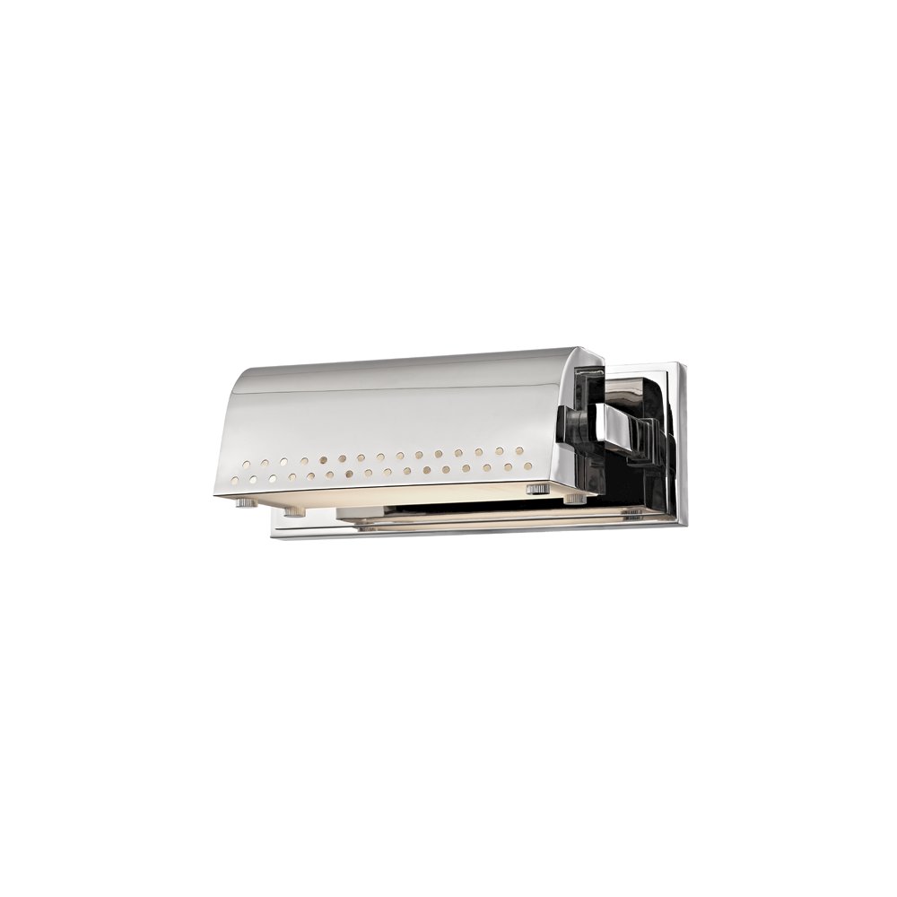 Garfield Picture Light, Polished Nickel. Picture 1