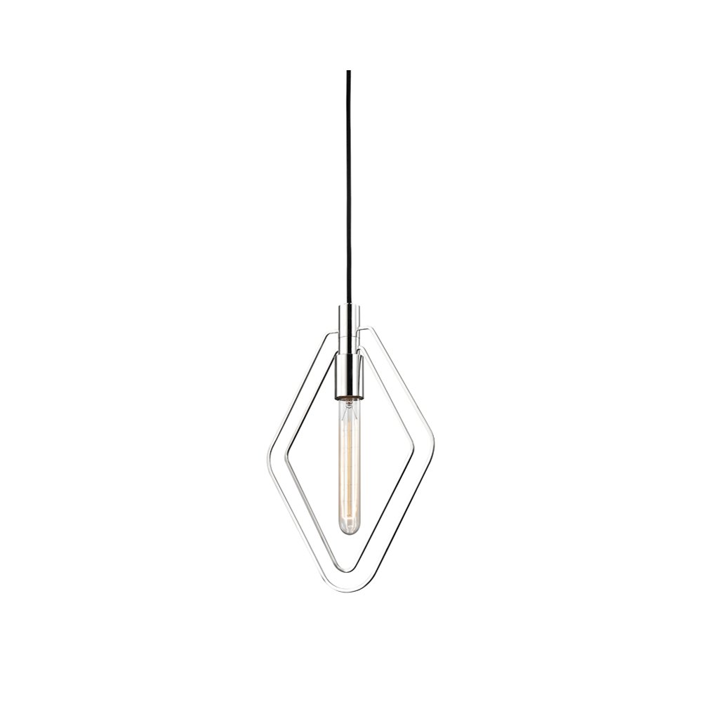 Masonville Pendant, Polished Nickel. Picture 1