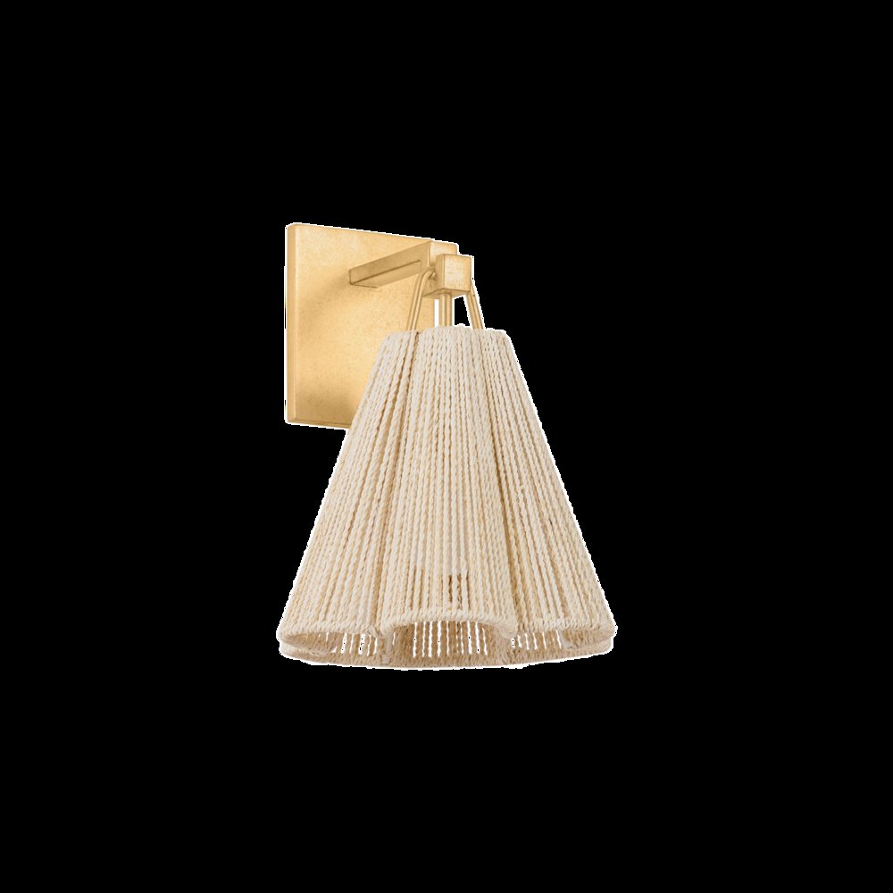 Sonoma Wall Sconce, Vintage Gold Leaf. Picture 1