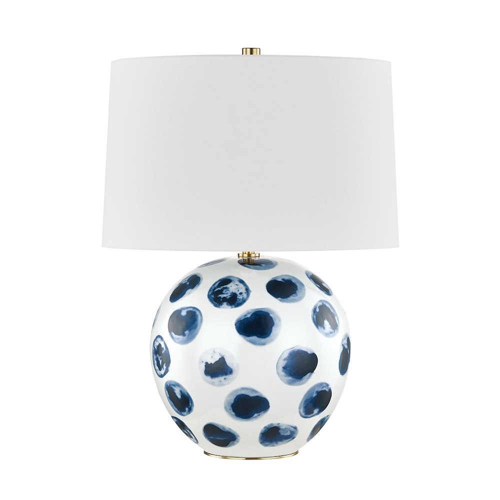 Blue Point Table Lamp, White. Picture 1