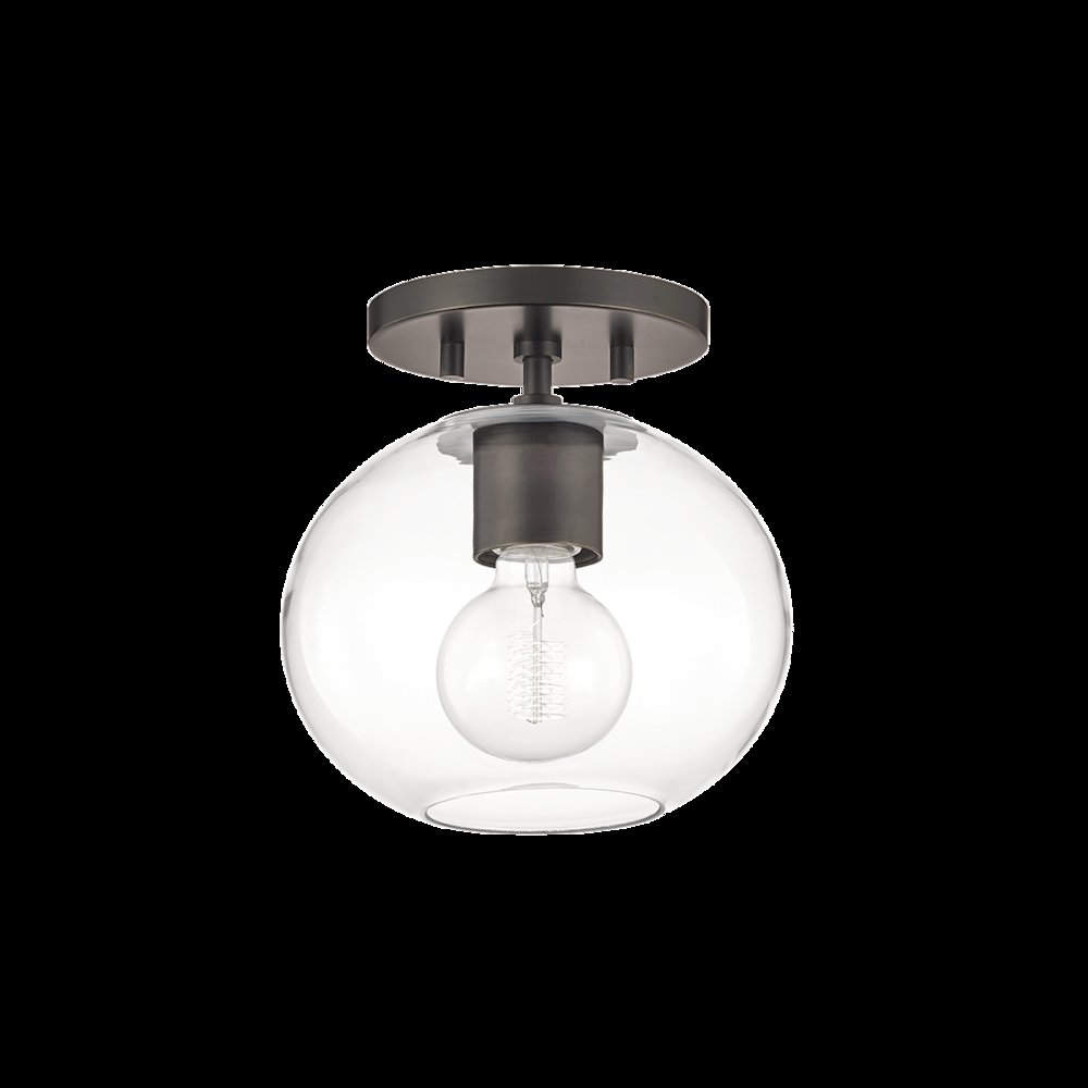 Margot Semi Flush, Old Bronze. Picture 1