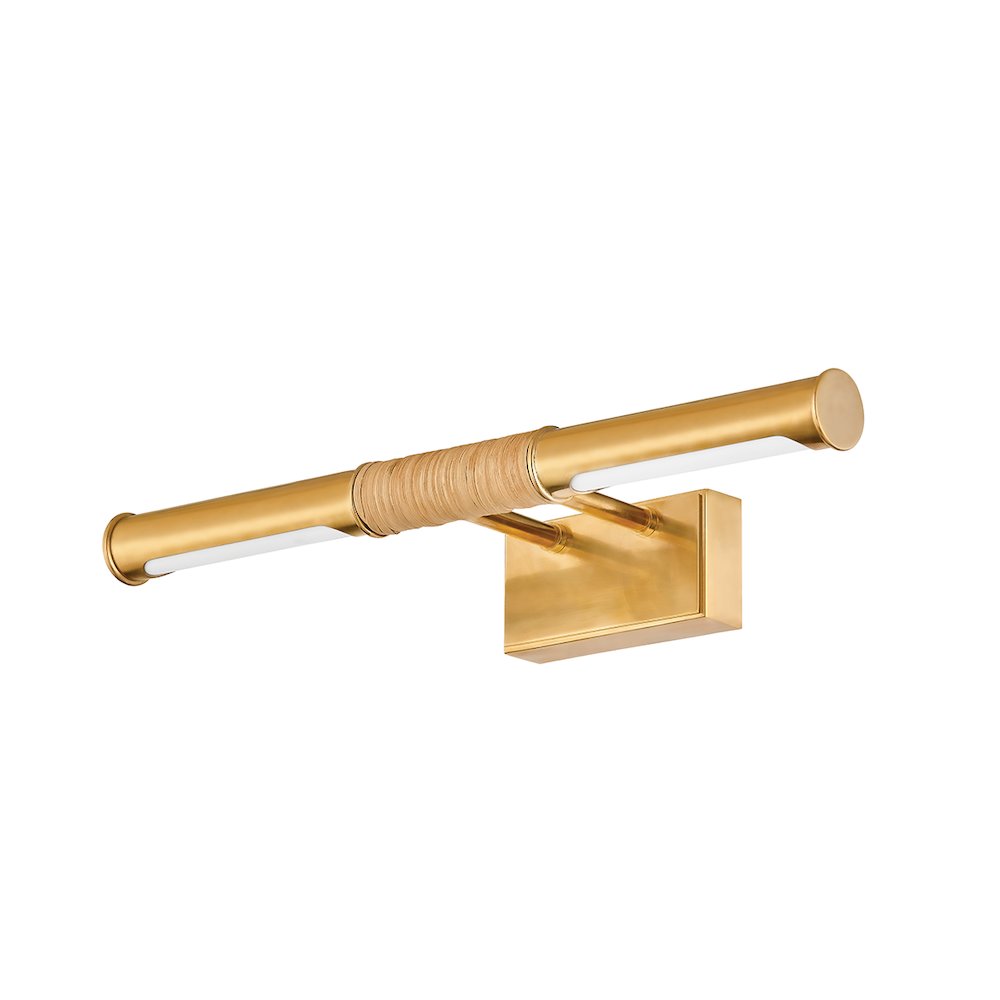Hallstead Picture Light, Aged Brass. Picture 1