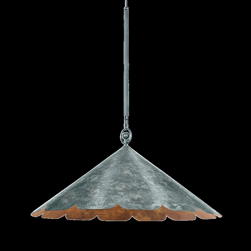 Folly Beach Pendant, Verdigris. Picture 1