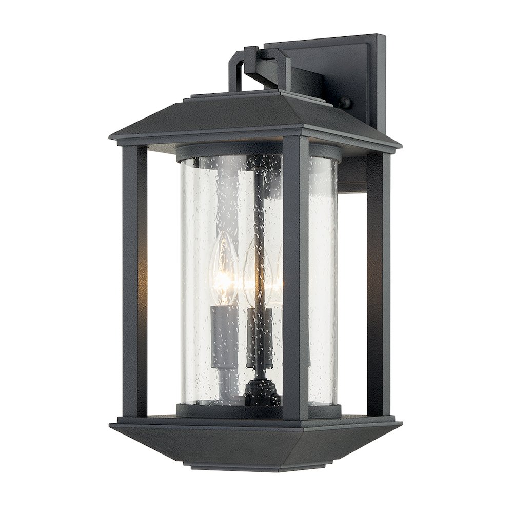 Mccarthy Exterior Wall Sconce, Forged Iron. Picture 1