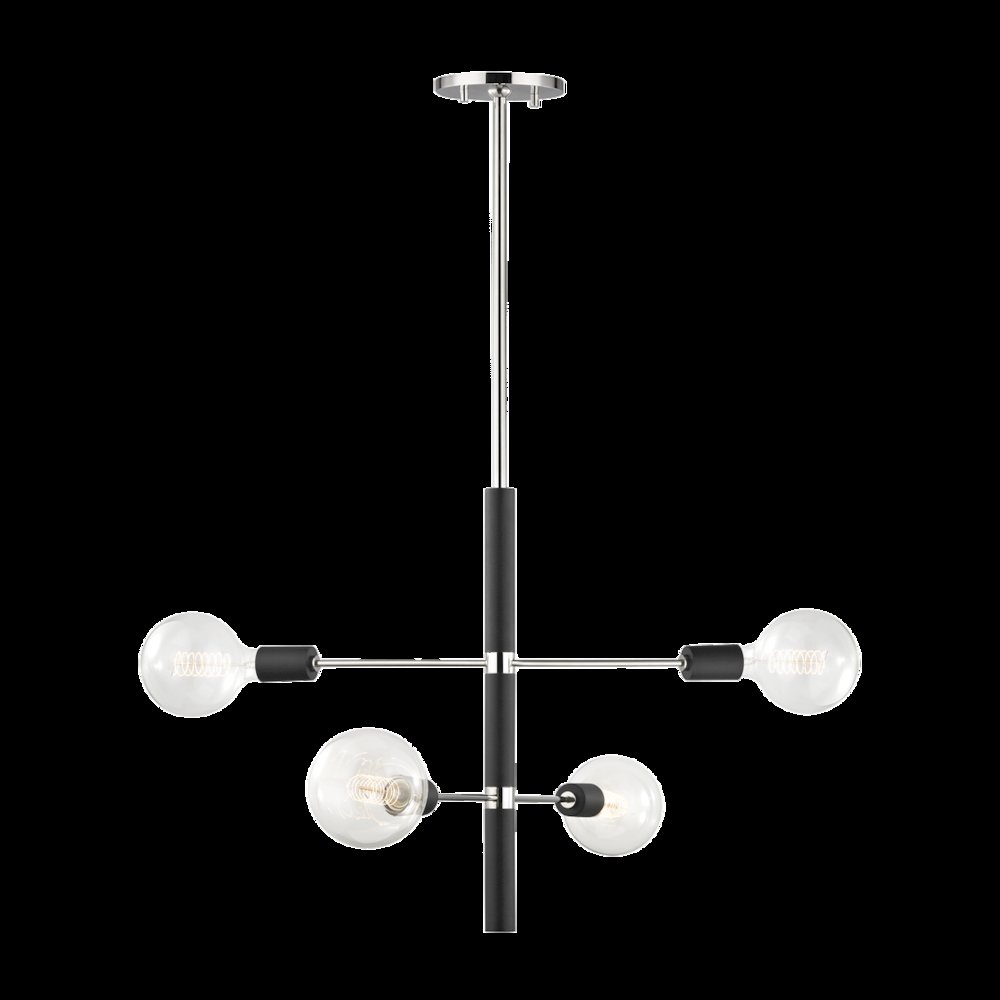 Astrid Chandelier, Polished Nickel. Picture 1