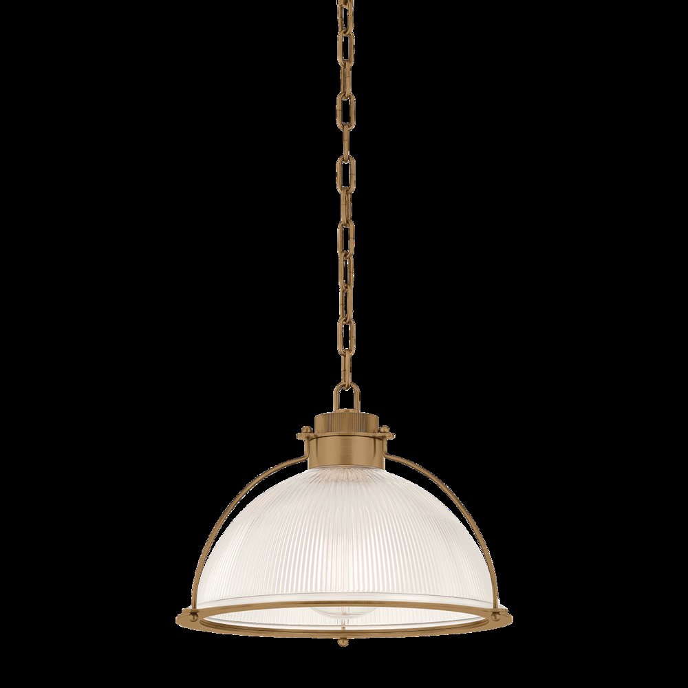 Glint Pendant, Patina Brass. Picture 1