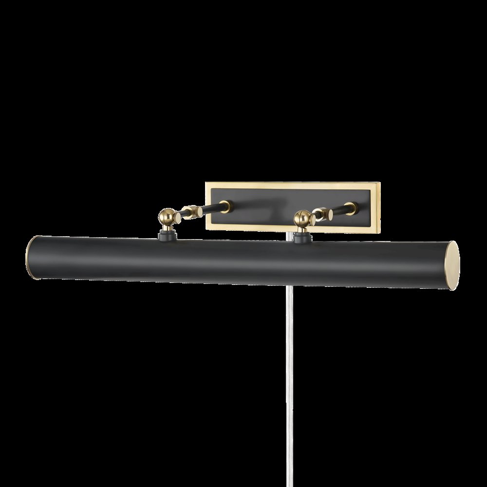 Holly Plug-In Picture Light, Aged Brass, Old Bronze. Picture 1