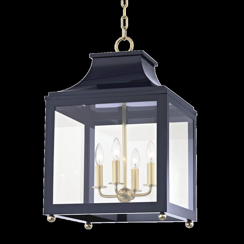Leigh Lantern, Aged Brass. Picture 1